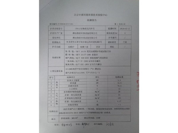 兰炭检测报告